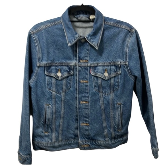 Levi’s Denim Trucker Jacket - Picture 1 of 5
